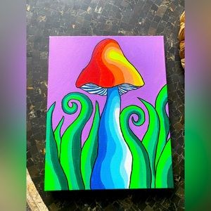 Mushroom painting